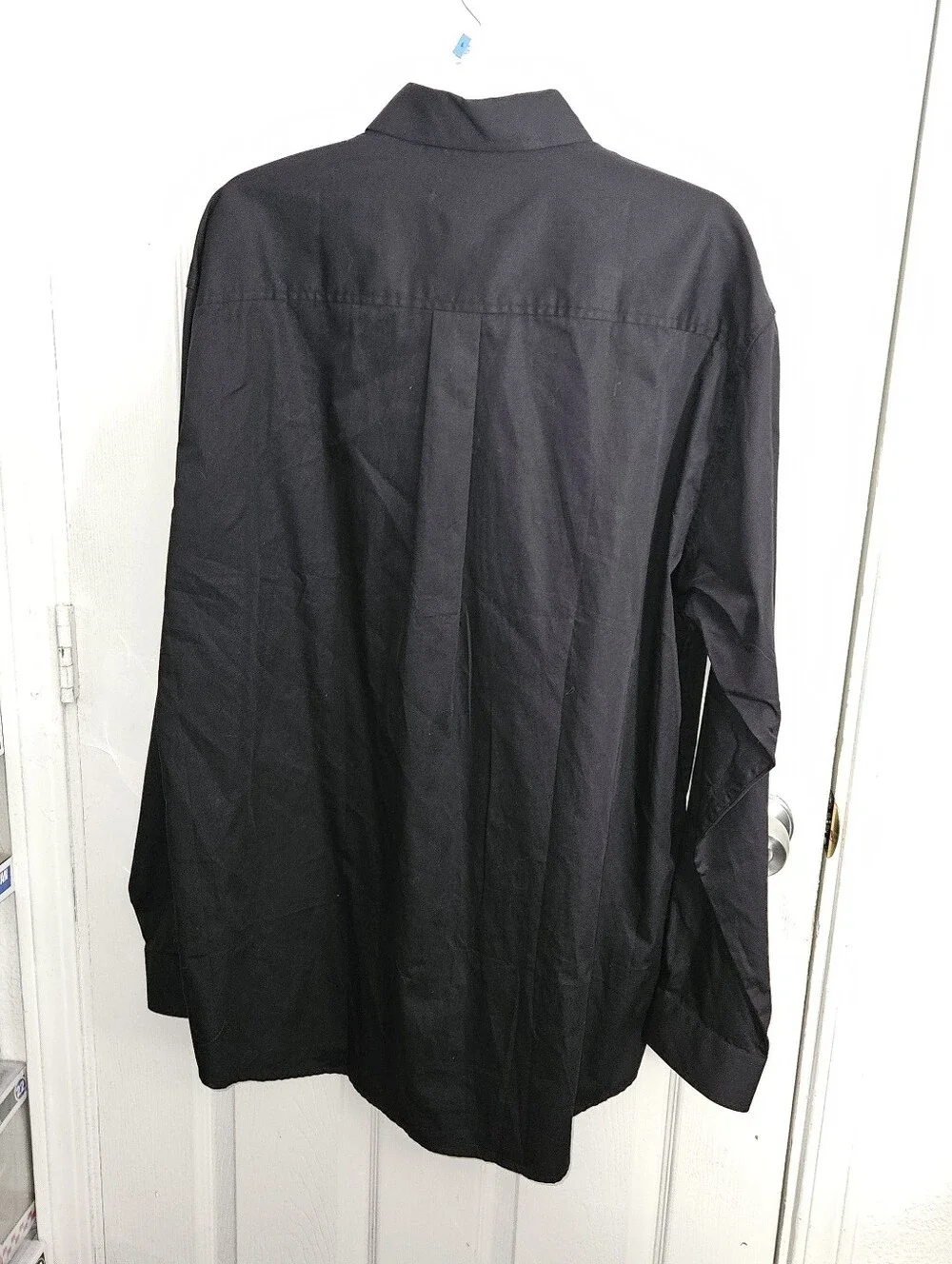 Cinch Mens Button Down Long Sleeve Shirt - Western - Black - 100% Cotton - Large